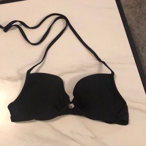 Back halter swimsuit top